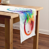 Chemin De Table Moyen Symbole d'infini avec plume arc-en-ciel (In Situ)