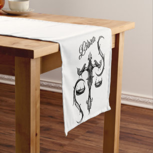 Chemin De Table Moyen Symbole du zodiaque de la Balance
