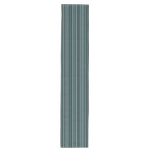 Chemin De Table Moyen Tapis de table HAMbyWG - Rayure sarcelle (Devant)