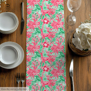Chemin De Table Moyen Tapis de table moderne vert magenta pré-ado pour N
