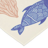 Chemin De Table Moyen Tapis de table Poisson et Corail Côtiers (Coin)