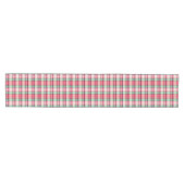 Chemin De Table Moyen Tartan rose vert (Horizontal)