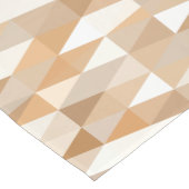 Chemin De Table Moyen Taupe ivoire moderne Gris Tan Brown Motif triangle (Coin)