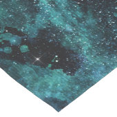 Chemin De Table Moyen Teal galaxy Series Design 4 (Coin)