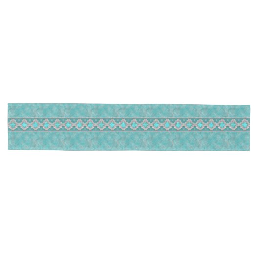 Chemin De Table Moyen Turquoise du sud-ouest (Horizontal)