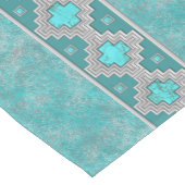 Chemin De Table Moyen Turquoise du sud-ouest (Coin)