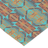 Chemin De Table Moyen Vert turquoise Turquoise Aqua Blue Orange Tribal A (Coin)