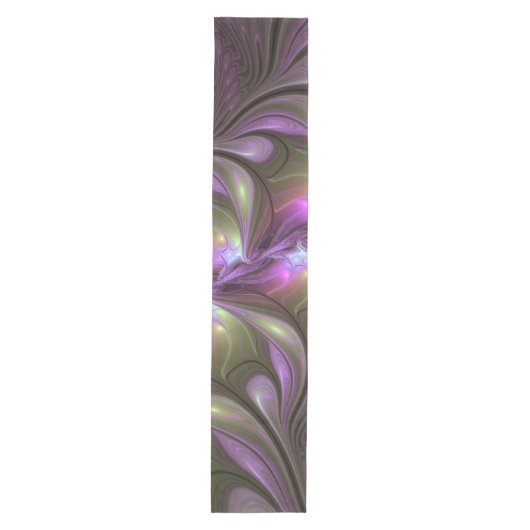Chemin De Table Moyen Violet Abstrait violet violet kaki fractal (Devant)