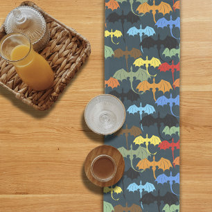 Chemin De Table Moyen Vol Fantastique Dragon Wing Blue