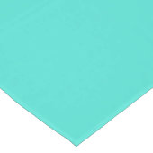 Chemin De Table Moyen Volant longue table bleu turquoise solide (Coin)