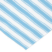 Chemin De Table Moyen Whimsical Blue White Stripe Preppy (Coin)