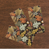 Chemin De Table Moyen William Morris Feuilles d'automne