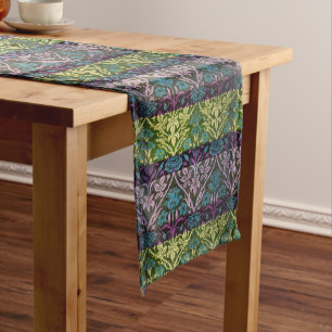 Chemin De Table Moyen William Morris Rose Vintage et Lily Pink Yellow