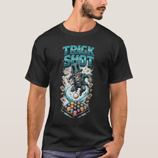 CHEMIN DE TRAVERSE — T-Shirt Skull Pool (Devant)