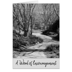 Chemin d'encouragement du verbe biblique