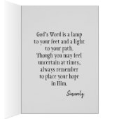 Chemin d'encouragement du verbe biblique (Intérieur (Droit))