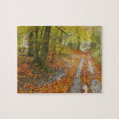 Chemin du Berkshire Ouest dans le Puzzle d'automne (Horizontal)