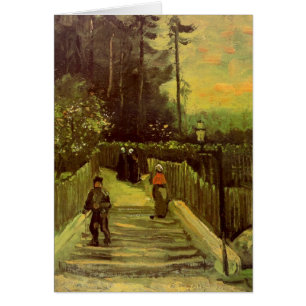 Chemin en pente à Montmartre par Vincent van Gogh