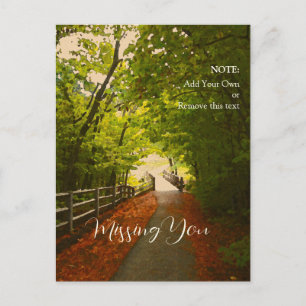 CHEMIN FORESTIER Automne 07 - Carte postale