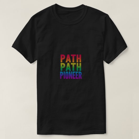 Chemin Pioneer T-Shirt Design" (Design devant)