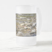 Chemin Rocheux Verre Frosted Beer Mug (Devant droit)