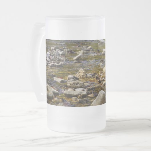 Chemin Rocheux Verre Frosted Beer Mug (Devant gauche)