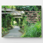 Chemin spirituel Plaque inspirationnelle (Devant)