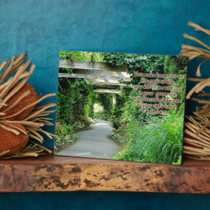 Chemin spirituel Plaque inspirationnelle