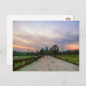 Chemin vers Angkor Wat, Cambodge Carte postale (Devant / Derrière)