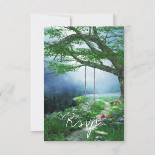 CHEMIN VERS FOREVER WOODLAND STREAM MARIAGE RSVP
