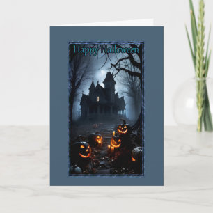Chemin vers la carte Haunted House Halloween