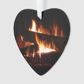 Cheminée Chaleureuse Photographie de scène hiverna (devant)