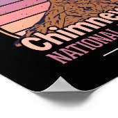 Cheminée Rock Nebraska Impression Vintage – Rétro (Coin)