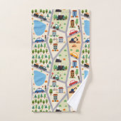 Chemins de ville occupés Bain pour enfants (Serviette à main)