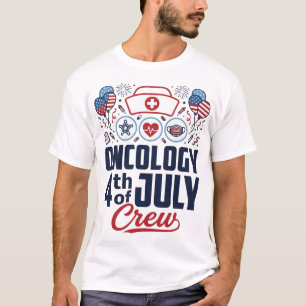 Chemio Crew Médical Patriotique T-shirt 4 juillet