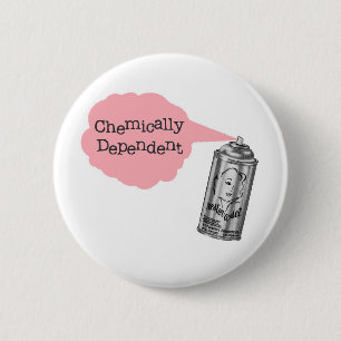 Chemisch afhankelijke haarstylist Button