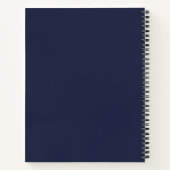 Chemisch blank en gelaagd papier notitieboek (Achterkant)