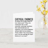 Chemisch ingenieur kaart (Gele Bloem)