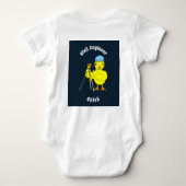 Chemisch Ingenieur Kuiken Romper (Achterkant)