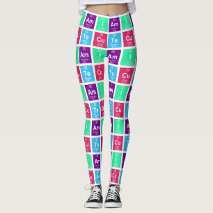 Chemisch periodiek systeem van elementen: IAm CuTe Leggings