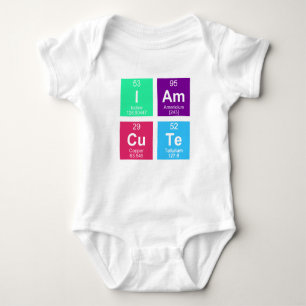 Chemisch periodiek systeem van elementen: IAmCuTe Romper