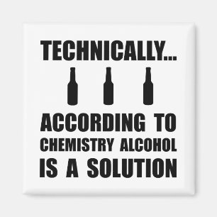 Chemische alcoholoplossing magneet