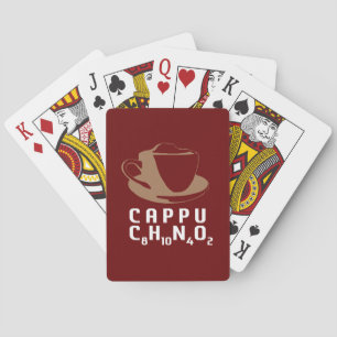 Chemische Cappuccino Pokerkaarten