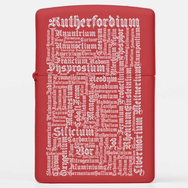 Chemische Elementen (Voorkant)