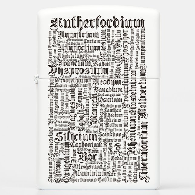Chemische Elementen (Voorkant)
