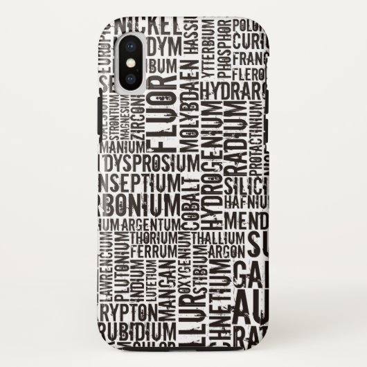 Chemische Elementen... Case-Mate iPhone Case (Achterkant)