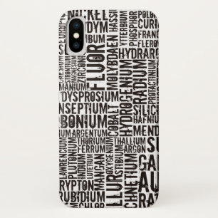Chemische Elementen... iPhone X Hoesje