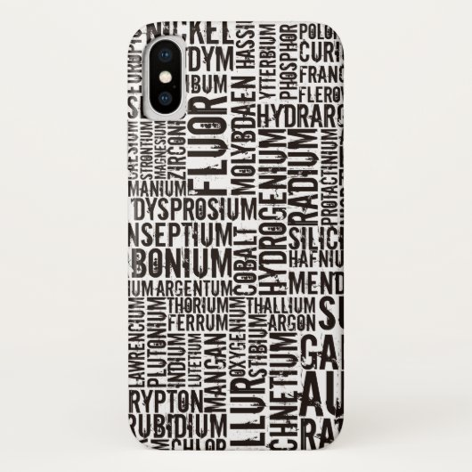 Chemische Elementen... Case-Mate iPhone Case (Achterkant)