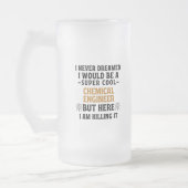 CHEMISCHE ENGINEER MATGLAS BIERPUL (Links)