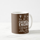 Chemische engineer Multitasking bier koffie Koffiemok (Voorkant rechts)